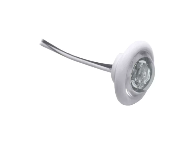 Innovative Lighting LED Bulkhead/Livewell Light "The Shortie" White LED w/ White Grommet