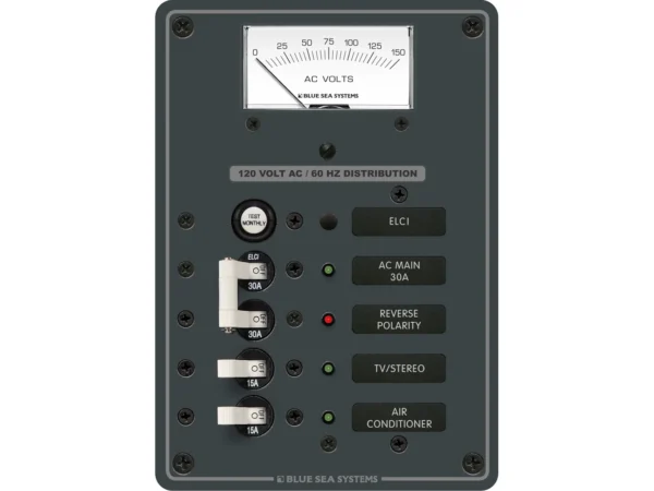 Blue Sea 8102 ELCI GFCI Panel AC 2 Position