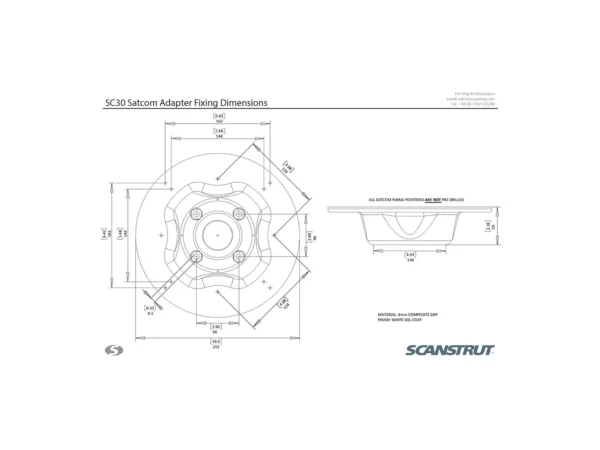 Scanstrut SC30 Satcom Mount - Image 2