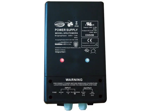 Milennia SPAPOWER9 Water Resistant Power Supply