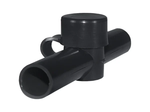 Blue Sea 4002 Cable Cap Dual Entry - Black