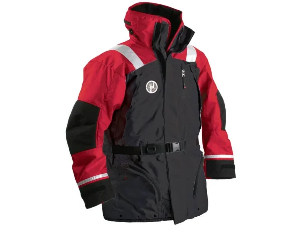 First Watch AC-1100 Flotation Coat - Red/Black - Large