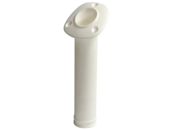 C.E. Smith Flush Mount 30° Nylon Rod Holder - White