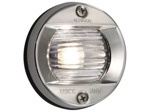 Attwood Vertical, Flush Mount Transom Light - Round - Image 2