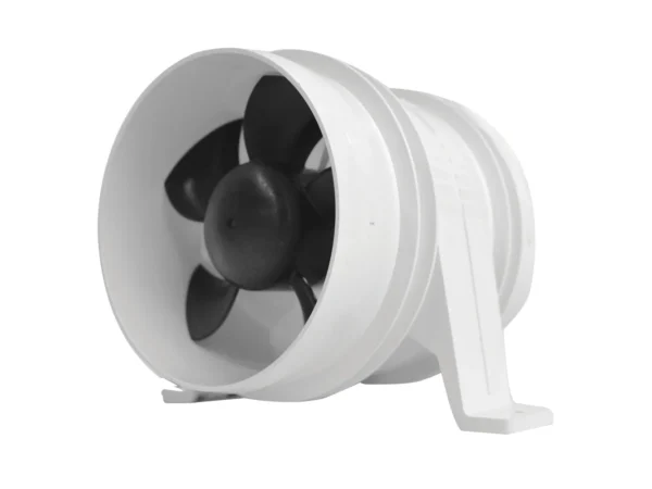 Attwood Turbo 4000 Series II Water-Resistant, In-Line Blower - 12V - White - Image 3