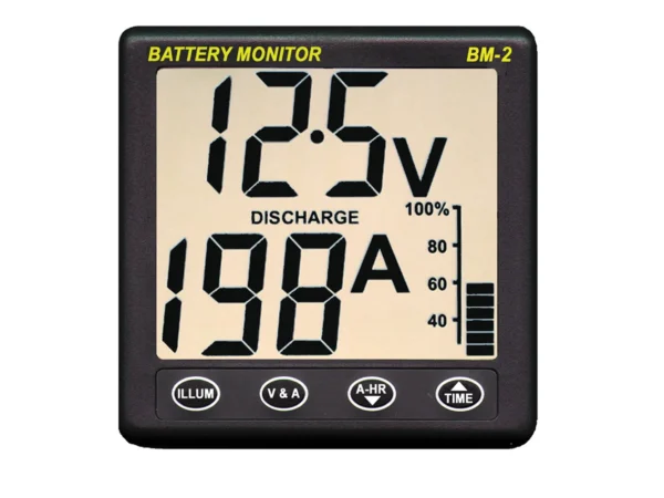 Clipper BM-2 Battery Monitor w/Shunt - 200Amp