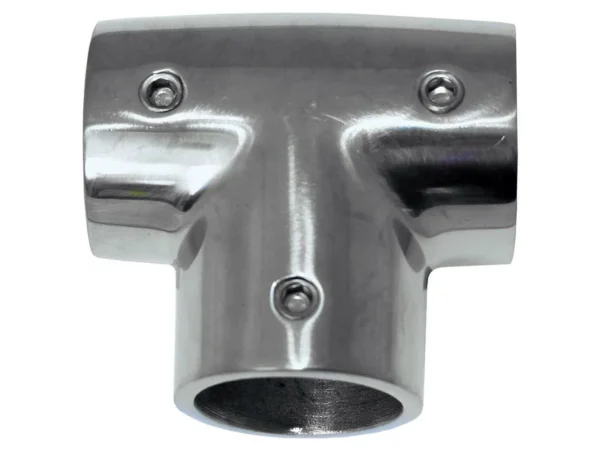 Whitecap 1" O.D. 90° SS Tee Rail Fitting