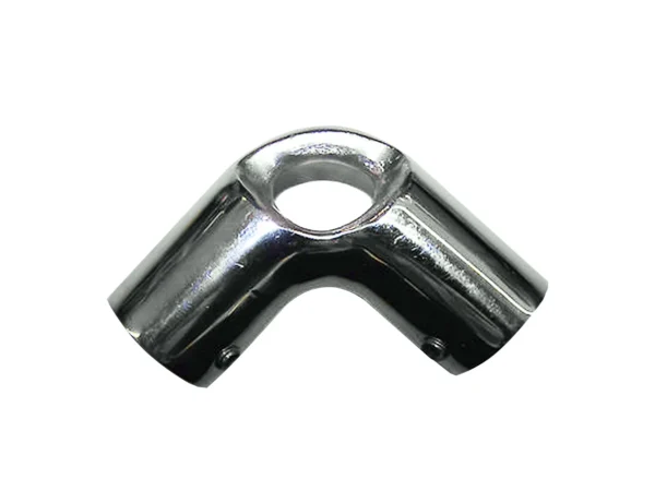 Whitecap 1" O.D. 90° SS Elbow & Eye Anchor