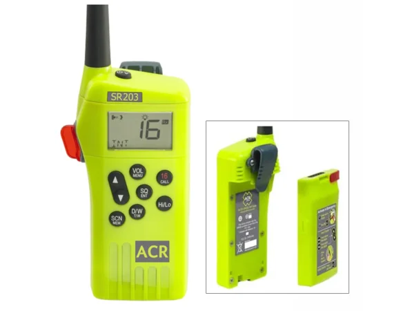 ACR SR203 VHF Handheld Survival Radio