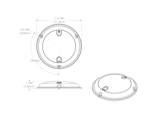 Lumitec TouchDome - Dome Light - Polished SS Finish - 2-Color White/Red Dimming - Image 4