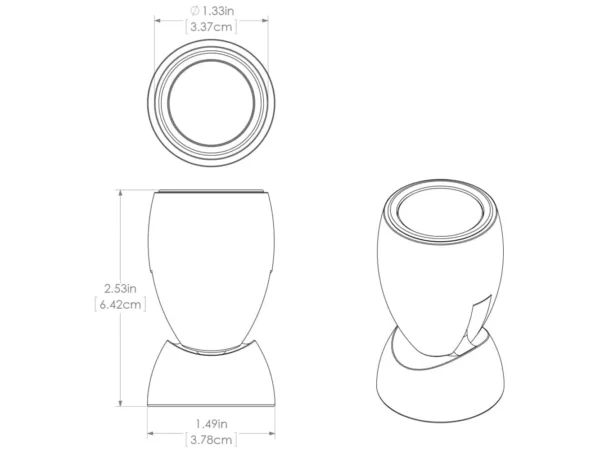 Lumitec GAI2 - General Area Illumination2 Light - Brushed Finish - 3-Color Red/Blue Non-Dimming w/White Dimming - Image 3