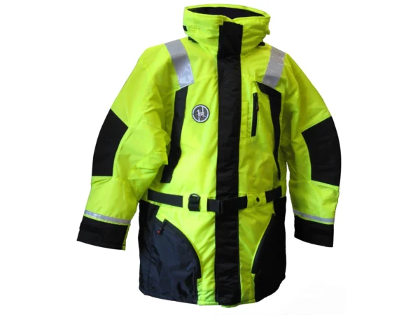 First Watch AC-1100 Flotation Coat - Hi-Vis Yellow - Small