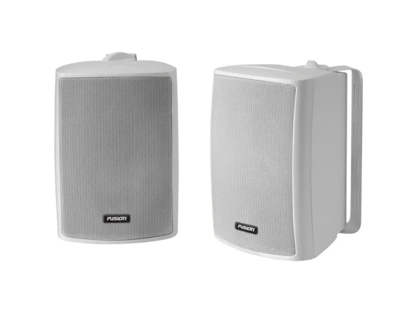 Fusion 4" Compact Marine Box Speakers - (Pair) White