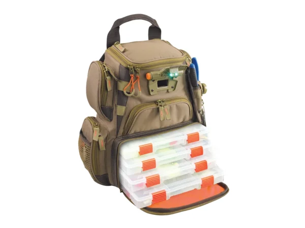 Wild River RECON Lighted Compact Tackle Backpack w/4 PT3500 Trays