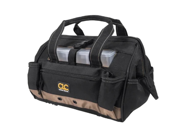 CLC 1533 Tool Bag w/Top-Side Plastic Parts Tray - 12" - Image 3