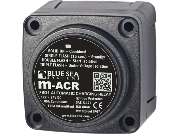 Blue Sea 7601 DC Mini ACR Automatic Charging Relay - 65 Amp