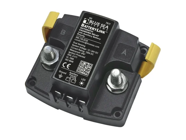 Blue Sea 7611 DC BatteryLink™ Automatic Charging Relay - 120 Amp w/Auxiliary Battery Charging - Image 2