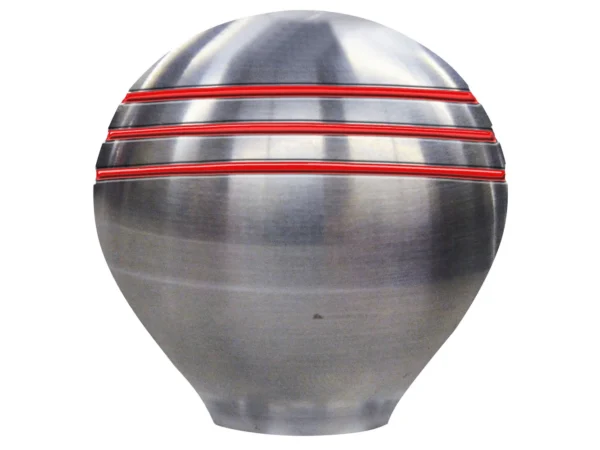 Schmitt Marine Throttle Knob - 1-1/2" - Red Grooves