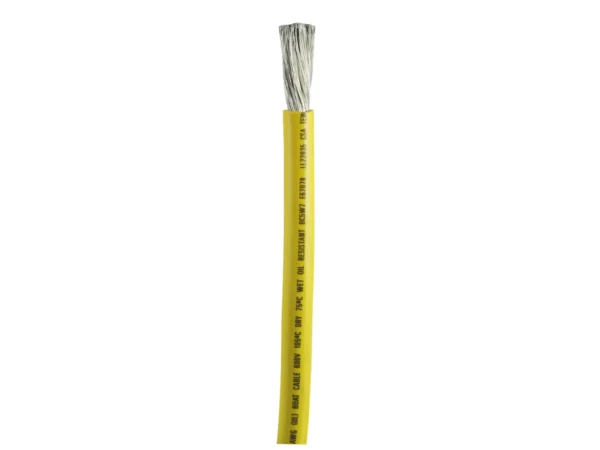 Ancor Yellow 1/0 AWG Battery Cable - Sold By The Foot