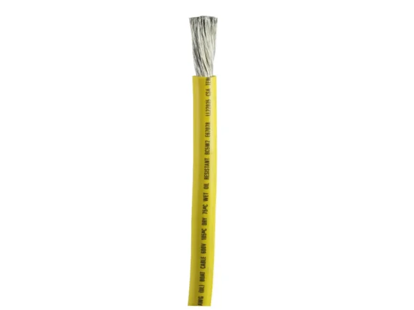 Ancor Yellow 2/0 AWG Battery Cable - Sold By The Foot