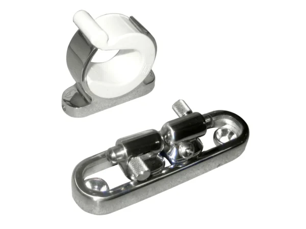 TACO  Stainless Steel Adjustable Reel Hanger Kit w/Rod Tip Holder - Adjusts from 1.875" - 3.875"