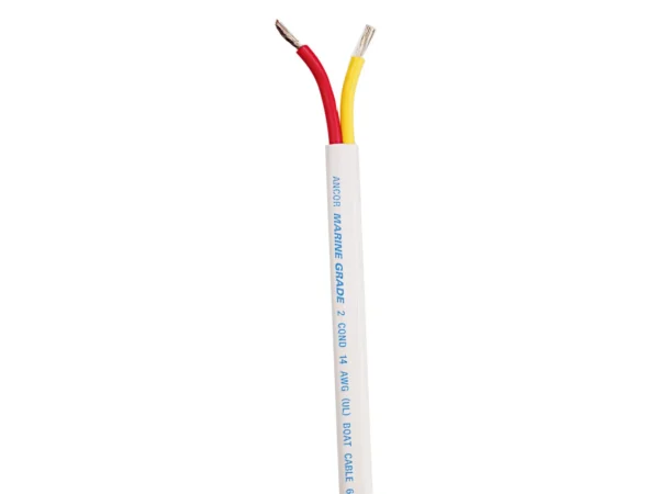 Ancor Safety Duplex Cable - 16/2 - 2x1mm² - Red/Yellow - Sold By The Foot