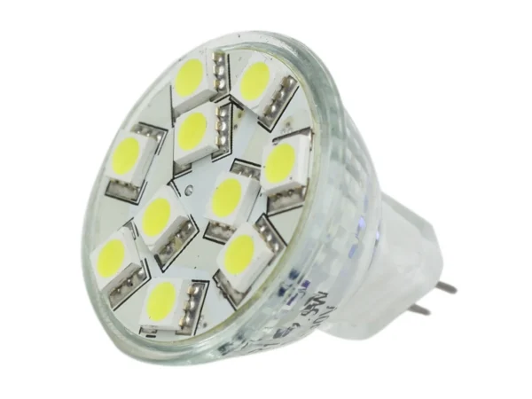 Lunasea MR11 LED Bulb - 10-30VDC/2.2W/140 Lumens - Warm White