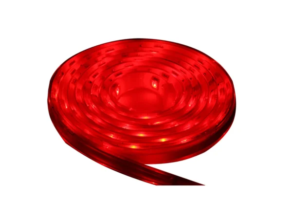 Lunasea Waterproof IP68 LED Strip Lights - Red - 2M