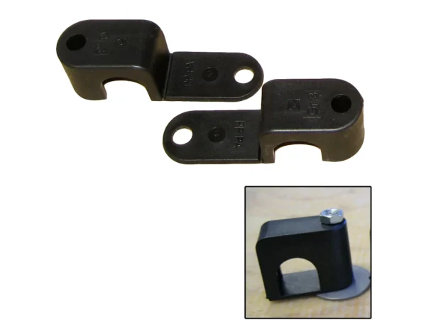 Weld Mount Single Poly Clamp f/1/4" x 20 Studs - 5/8" OD - Requires 1.5" Stud - Qty. 25