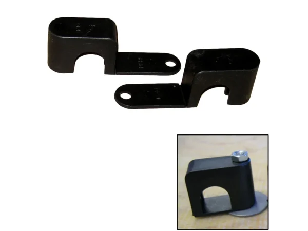 Weld Mount Single Poly Clamp f/1/4" x 20 Studs - 3/4" OD - Requires 1.75" Stud - Qty. 25