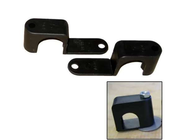 Weld Mount Single Poly Clamp f/1/4" x 20 Studs - 1" OD - Requires 1.75" Stud - Qty. 25