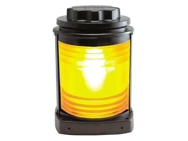 Perko Towing Light - Black Plastic, Yellow Lens