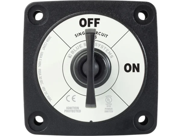 Blue Sea 6005200 Battery Switch Single Circuit ON-OFF - Black - Image 4