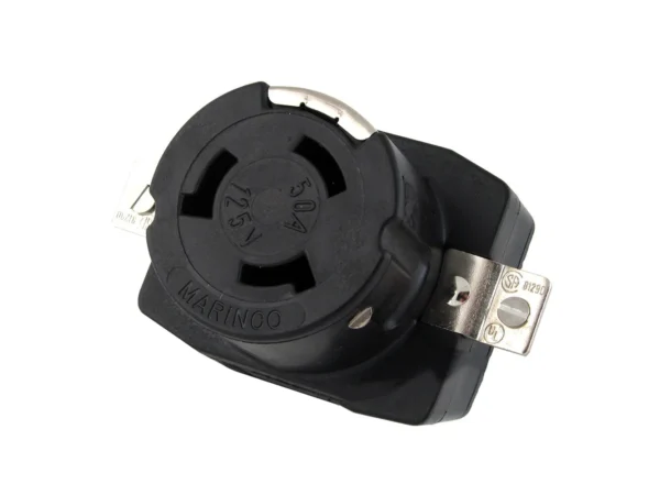 Marinco 6370CR 50Amp/125V Wire Dockside Receptacle