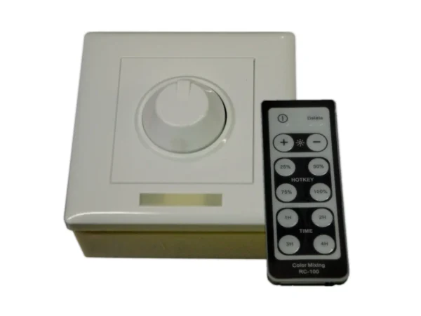 Lunasea Single Color Wall Mount Dimmer w/Controller