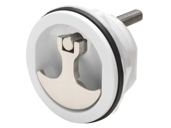 Whitecap Compression Handle - Nylon White/Stainless Steel - Non-Locking