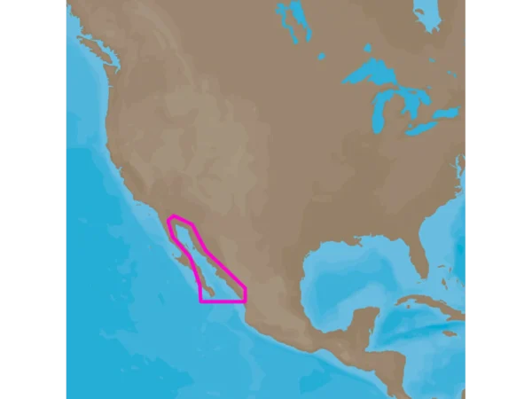 C-MAP  4D NA-D950 Gulf of Califonia , Mexico