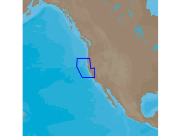 C-MAP  4D NA-D953 Point Sur to Cape Blanco