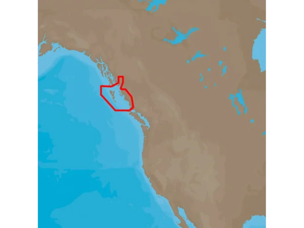 C-MAP  4D NA-D958 Queen Charlotte, SD to Dixon Entrance