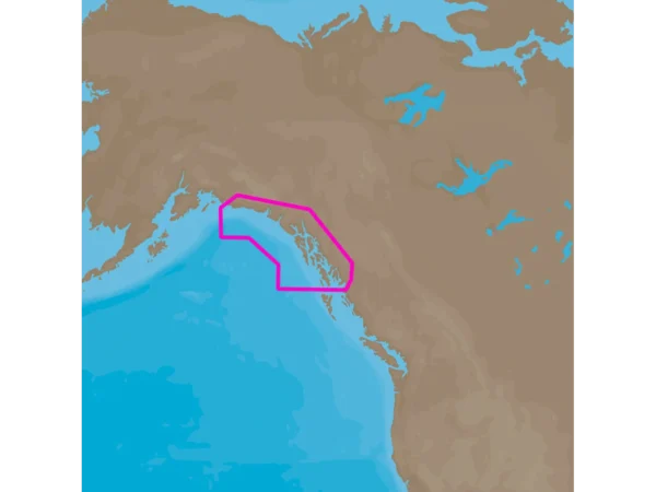 C-MAP  4D NA-D959 Dixon Entrance to Cape St. Elias