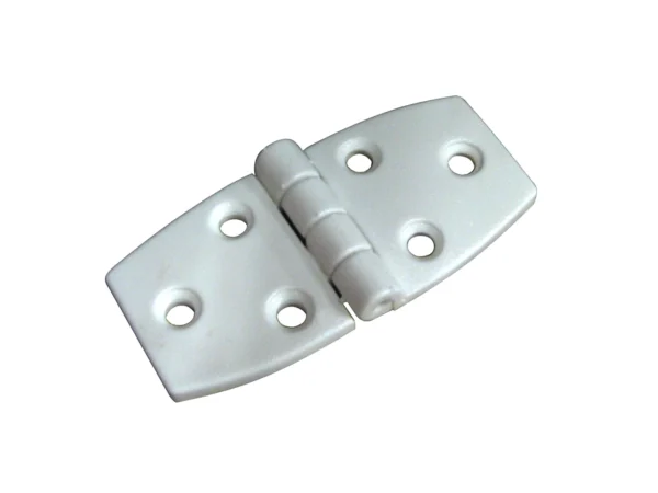 Whitecap Door Hinge - White Nylon - 1-1/2" x 3"