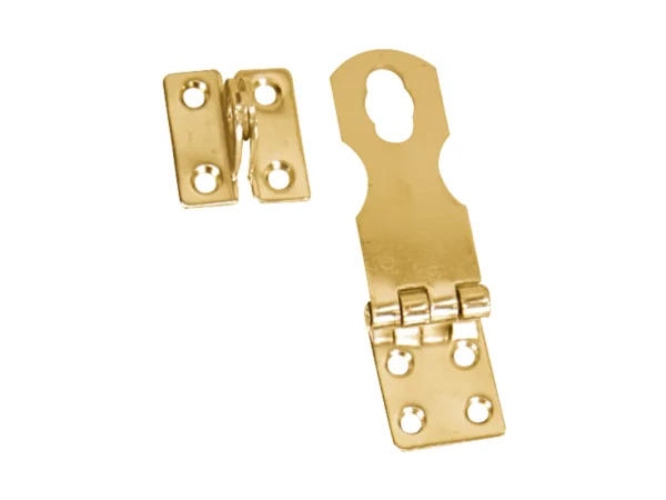 Whitecap Swivel Safety Hasp - Polished Brass - 1" x 3"