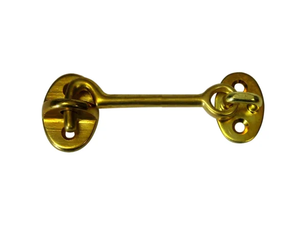 Whitecap Cabin Door Hook - Polished Brass - 3"