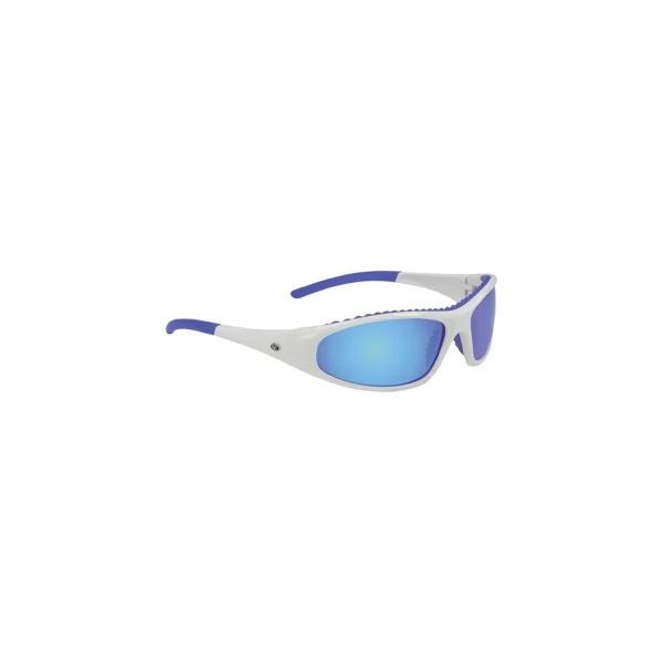 Yachter's Choice 41483 "Wahoo" Polarized Sunglasses with Blue Mirror Lenses & White Frame