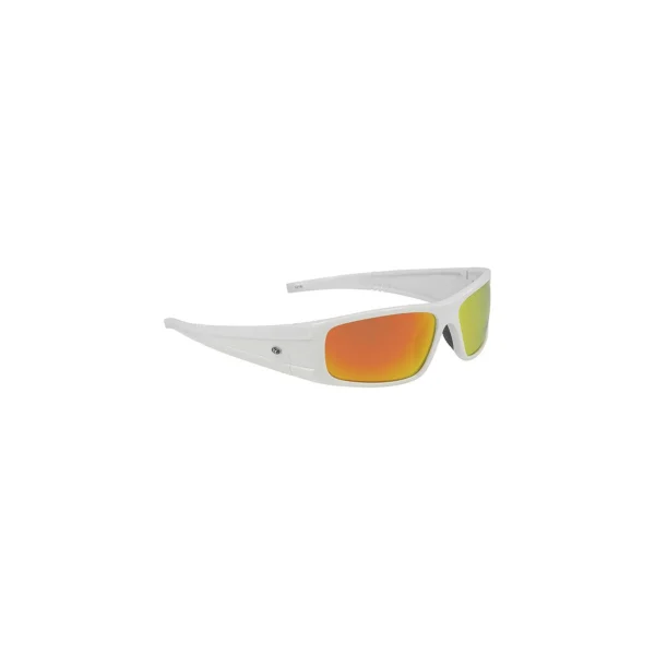 Yachter's Choice 43073 "Striper" Polarized Sunglasses with Red Mirror Lenses & White Frame