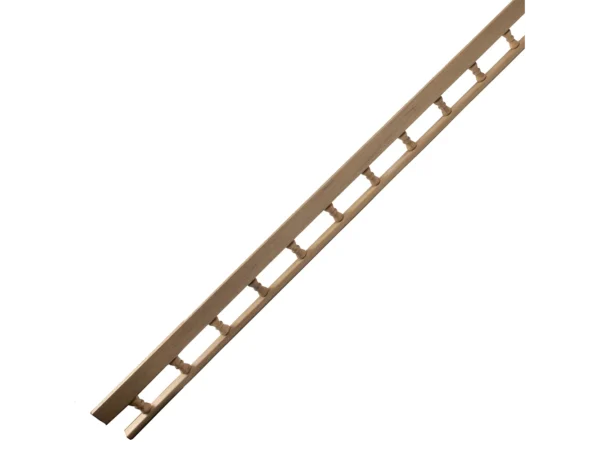 Whitecap Teak L-Type Pin Rail - 5'