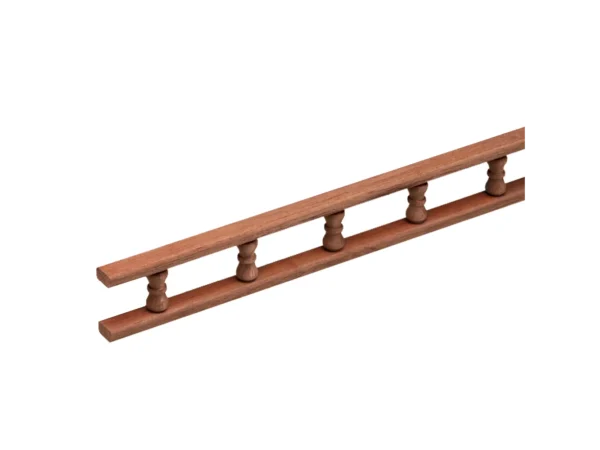 Whitecap Teak Standard Pin Rail - 5'