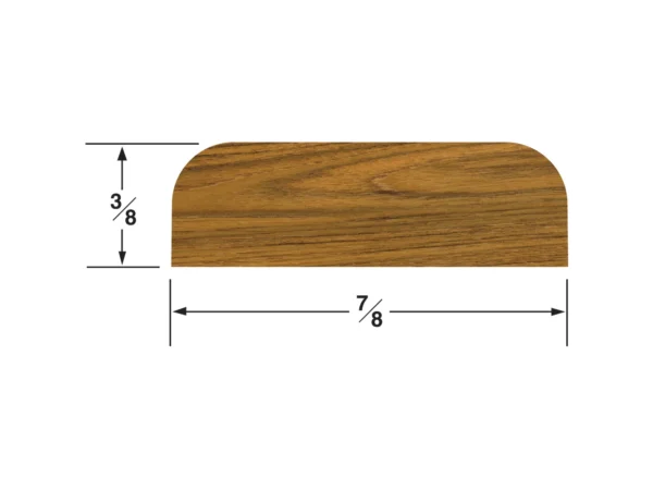 Whitecap Teak Batten - 7/8"W