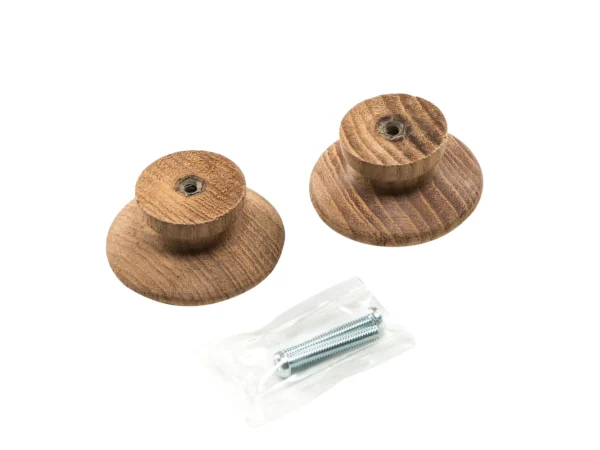 Whitecap Teak Round Drawer Knob - 2" - 2 Pack - Image 3