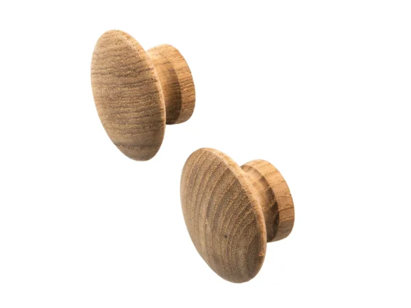 Whitecap Teak Round Drawer Knob - 2" - 2 Pack